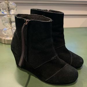 Toms kala wedge booties